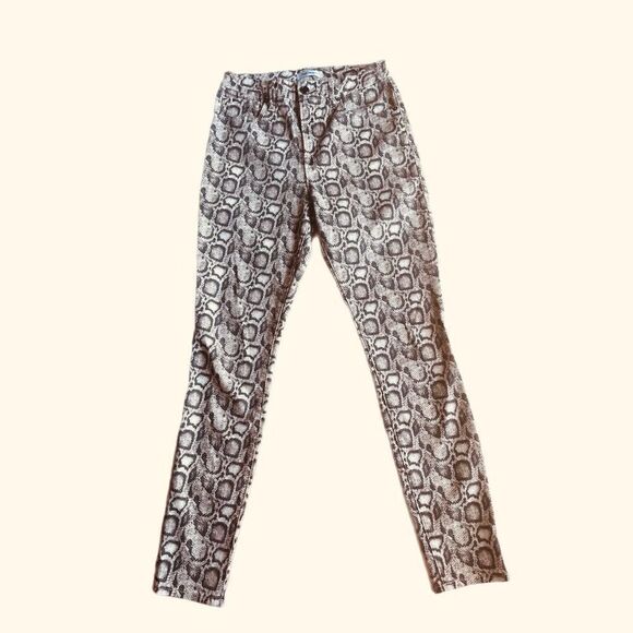 Good American Good Legs Snake Print Skinny Jeans - Picture 4 of 8